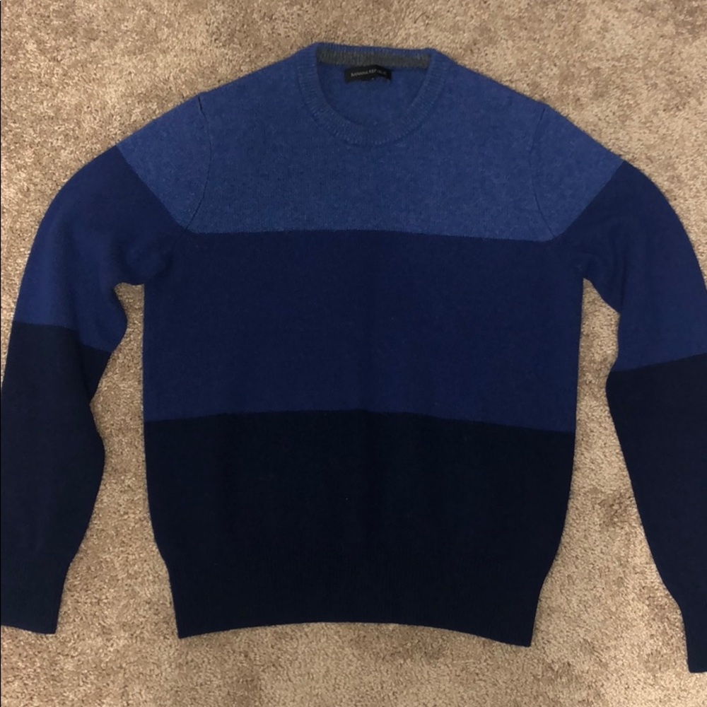 Men’s banana republic striped sweater